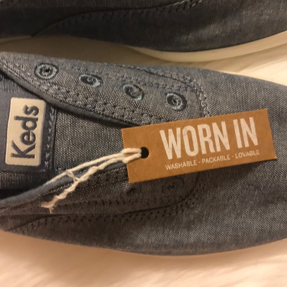 Keds Chambray Slip-Ons - Picture 5 of 8